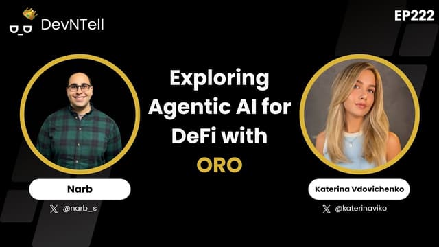 Exploring Agentic AI for DeFi: How ORO Turns Chat into On-Chain Action