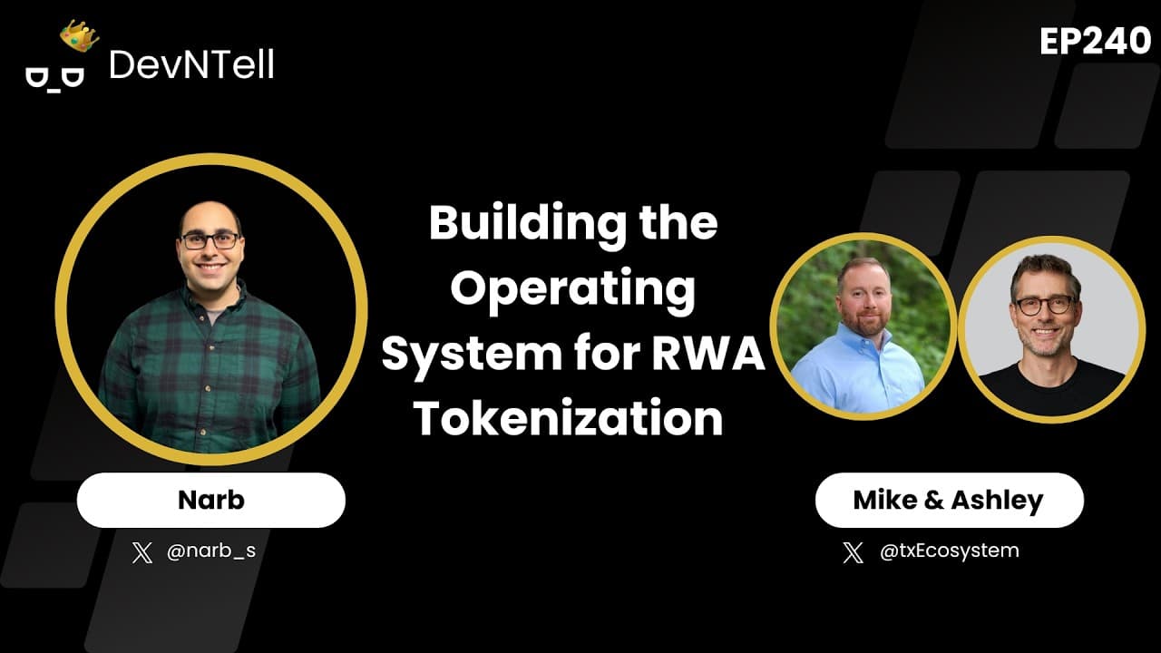 Building the Operating System for RWA Tokenization with tx