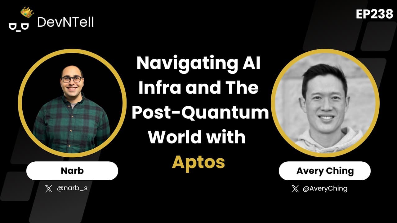 Navigating AI Infrastructure and the Post-Quantum World with Aptos feat. CEO Avery Ching